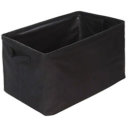 Корзина для хранения вещей текстильная прямоугольная однотонная 46х23х31 см