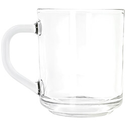 Кухоль скляний прозорий, 245 мл