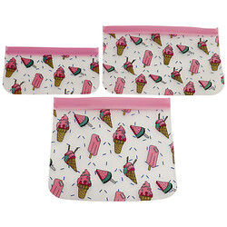 Пакети з zip-застібкою багаторазові Excellent Houseware, 3 шт