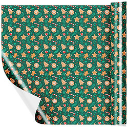 Папір пакувальний Львівська Мануфактура Друку "Новорічний", 70х100 см