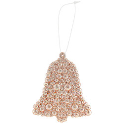 Украшение новогоднее блестящее "Колокольчик-пузырь"