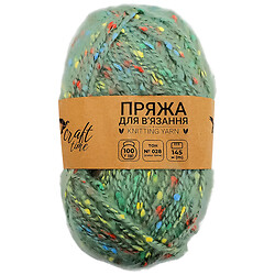 Пряжа для вязания с декором Craft time 100 г, 145 м тонн №028