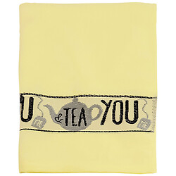 Полотенце кухонное махровое однотонное с принтом, 40х60 см