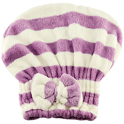 Полотенце-шапка для волос микрофибра с бантиком