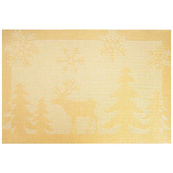 Серветка настільна порційна прямокутна "Різдвяна", 45х30 см