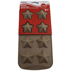 Форма для выпечки силиконовая Almo "Звезды", 8 шт/лист