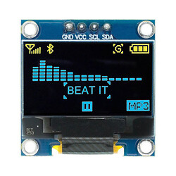 Рідко-кристалічна матриця OLED OLED-0.96-128X64-YELLOW-BLUE-GVSS