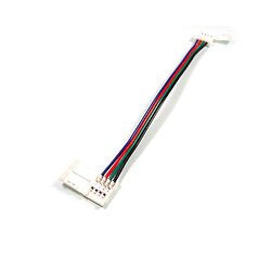 Коннекторы для светодиодных лент Connector 5050.10mm. 2 jack. length 15 cm. RGB