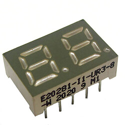 Светодиодный индикатор двухсимвольный E20281-I1-UR3-8-W