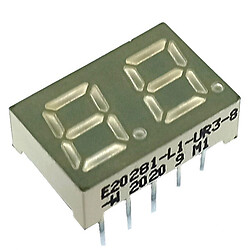 Светодиодный индикатор двухсимвольный E20281-L1-UR3-8-W