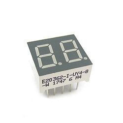 Світлодіодний індикатор двосимвольний E20362-I-UY4-8-W