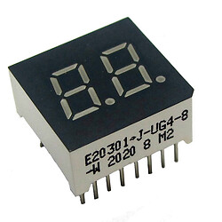 Светодиодный индикатор двухсимвольный E20301-J-UG4-8-W