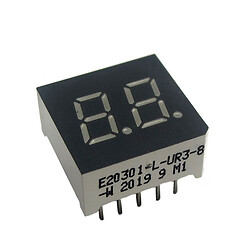 Светодиодный индикатор двухсимвольный E20301-L-UR3-8-W