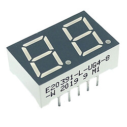 Світлодіодний індикатор двосимвольний E20391-L-UG4-8-W