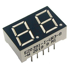 Светодиодный индикатор двухсимвольный E20391-I-UR3-8-W