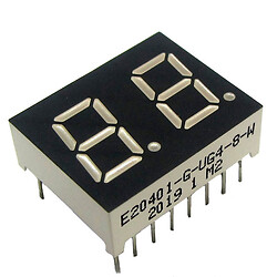 Світлодіодний індикатор двосимвольний E20401-G-UG4-8-W