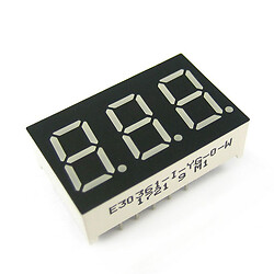 Светодиодный индикатор трехсимвольный E30361-I-YG-0-W