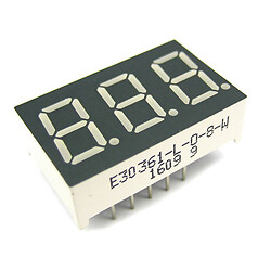 Светодиодный индикатор трехсимвольный E30361-L-O-8-W