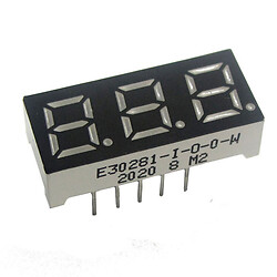 Светодиодный индикатор трехсимвольный E30281-I-O-0-W