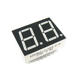 Светодиодный индикатор двухсимвольный E20561-I-UY4-0-W