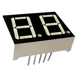Светодиодный индикатор двухсимвольный E20561-J-UR-0-W