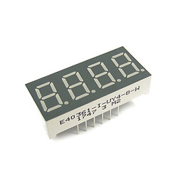 Светодиодный индикатор четырехсимвольный E40361-I-UY4-8-W