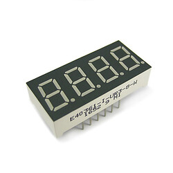 Светодиодный индикатор четырехсимвольный E40361-I-UR3-8-W