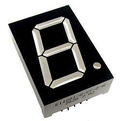 Светодиодный индикатор односимвольный E11001-G-UY-0-W