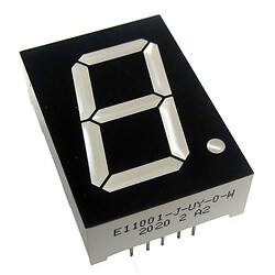 Светодиодный индикатор односимвольный E11001-J-UY-0-W