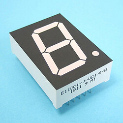 Светодиодный индикатор односимвольный E11001-J-UG4-0-W