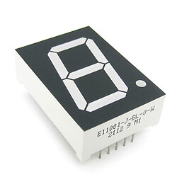 Светодиодный индикатор односимвольный E11001-J-BL-0-W