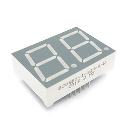 Светодиодный индикатор двухсимвольный E20801-I-UG4-8-W