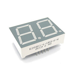 Светодиодный индикатор двухсимвольный E20801-L-UR3-8-W