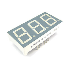 Светодиодный индикатор трехсимвольный E30561-I-O-8-W