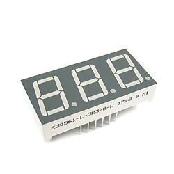 Светодиодный индикатор трехсимвольный E30561-L-UR3-8-W