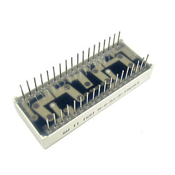 Светодиодный индикатор четырехсимвольный E40561-G-YG-0-W