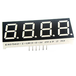 Світлодіодний індикатор чотирисимвольний E40562-I-UR3-0-W