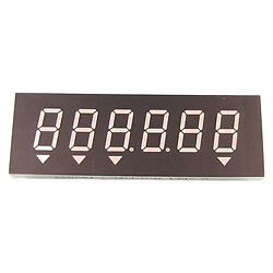 Светодиодный индикатор шестисимвольный E60501-L-UG4-0-W