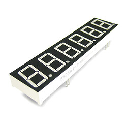 Светодиодный индикатор шестисимвольный E60561-I-UR3-0-W