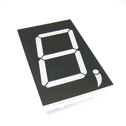 Светодиодный индикатор односимвольный E13001-G-UY4-0-W