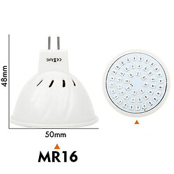 Светодиодная фитолампа 220V-MR16-36LEDS-FitoLamp