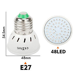 Светодиодная фитолампа 220V-E27-48LEDS-FitoLamp