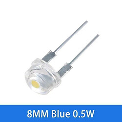 Светодиод выводной F8 Hat LED Diode Blue
