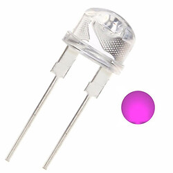 Светодиод выводной F8 Hat LED Diode Pink