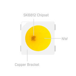 Управляемый светодиод SK6812 Natural White
