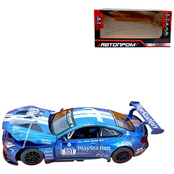 Машина мет. 1:24 "BMW M6 GT3", синій колір, батар., світ., звук, відкр.двері, капот, багажник, Автопром