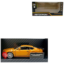 Машина мет. "Bentley Continental GT Supersports", бат., світло, звук, відкр. двері, Автопром