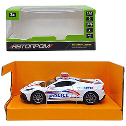 Машинка металлическая "Полиция", свет, звук, дверь, Автопром