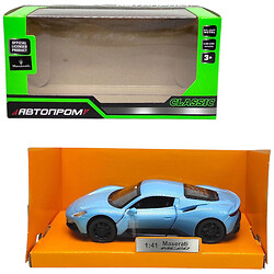 Машинка металлическая "Maserati MC20", серо-голубовая, Автопром