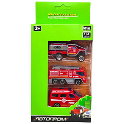 Набор металлических машинок, ВИД 1, Автопром